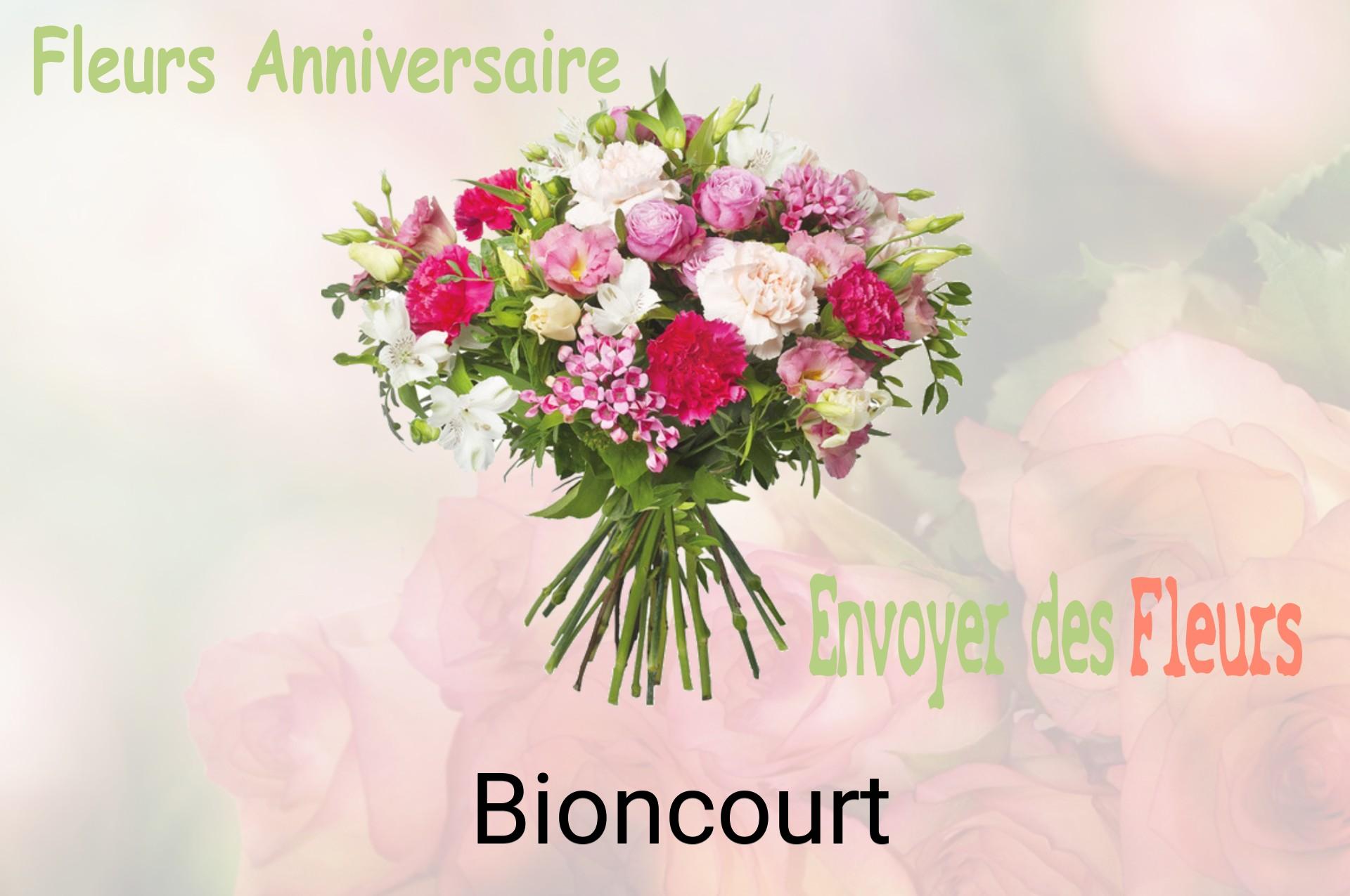 Bouquet de fleurs d’anniversaire livré à Bioncourt